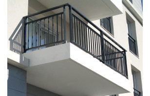 Garde corps barreaudé